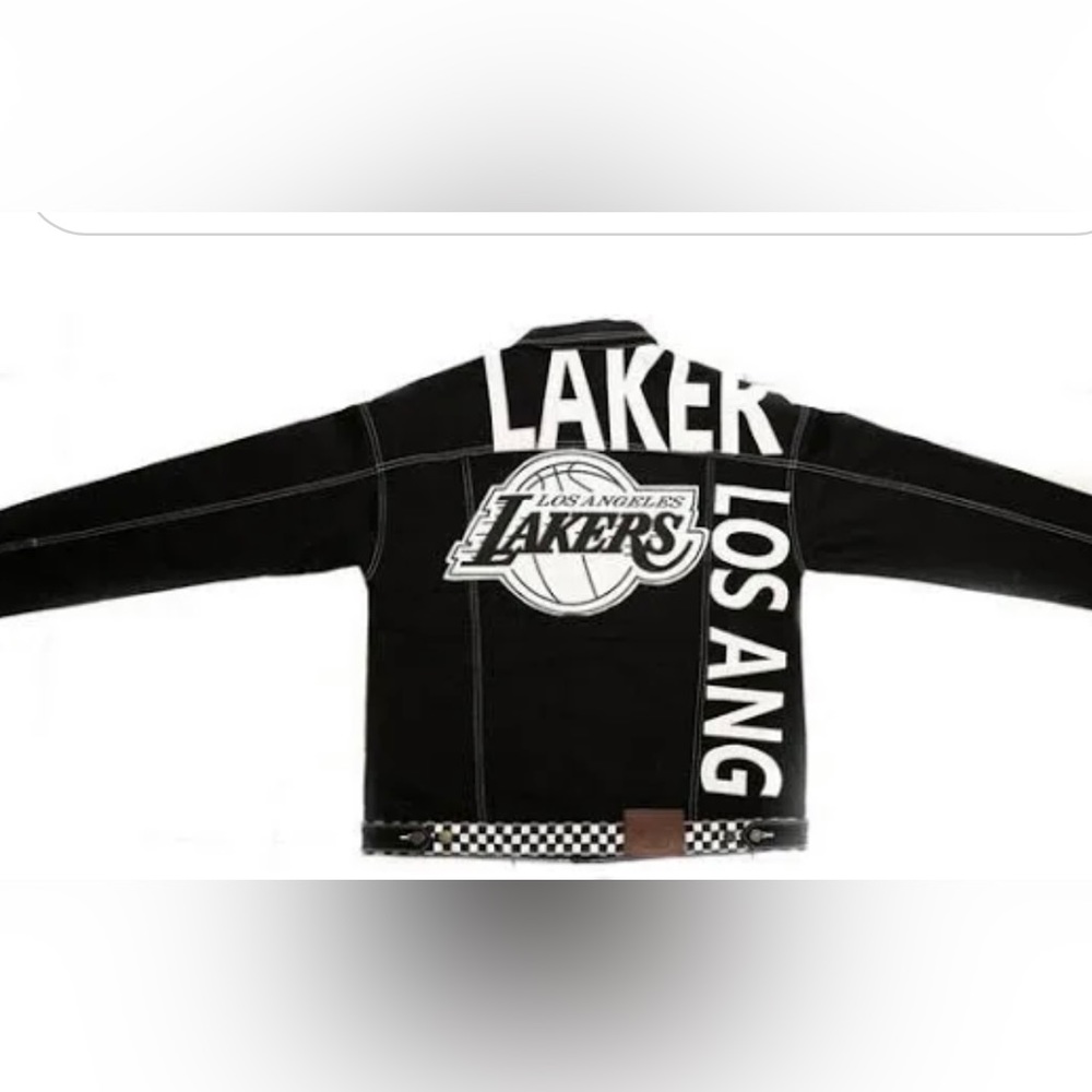 Lakers Jean Jacket, NEVER WORN, GREAT CONDITION